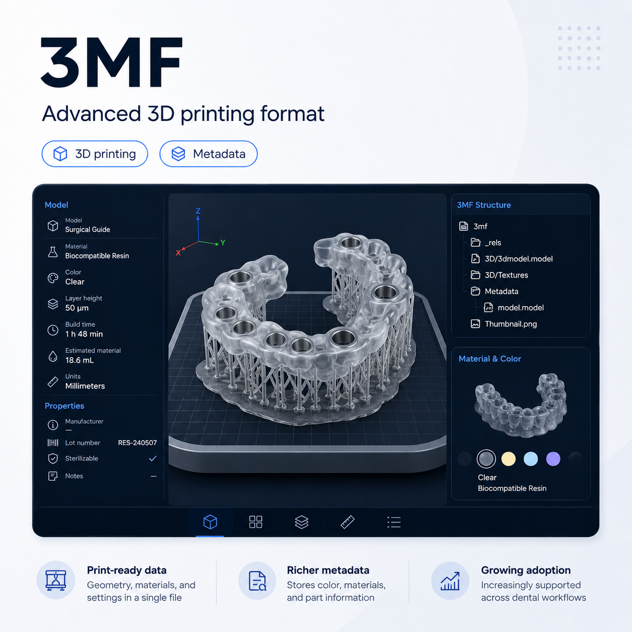 3MF — Advanced 3D printing format